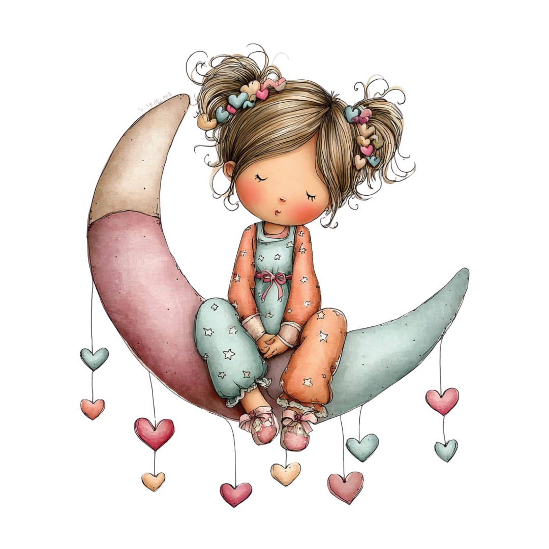 14 Cute Fairy Girl Clipart Bundle– Valentine Angel PNG, SVG & Printable PDF