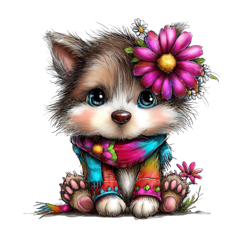 19 Spring Floral Animals Clipart Bundle –  Watercolor PNG, SVG & Printable PDF