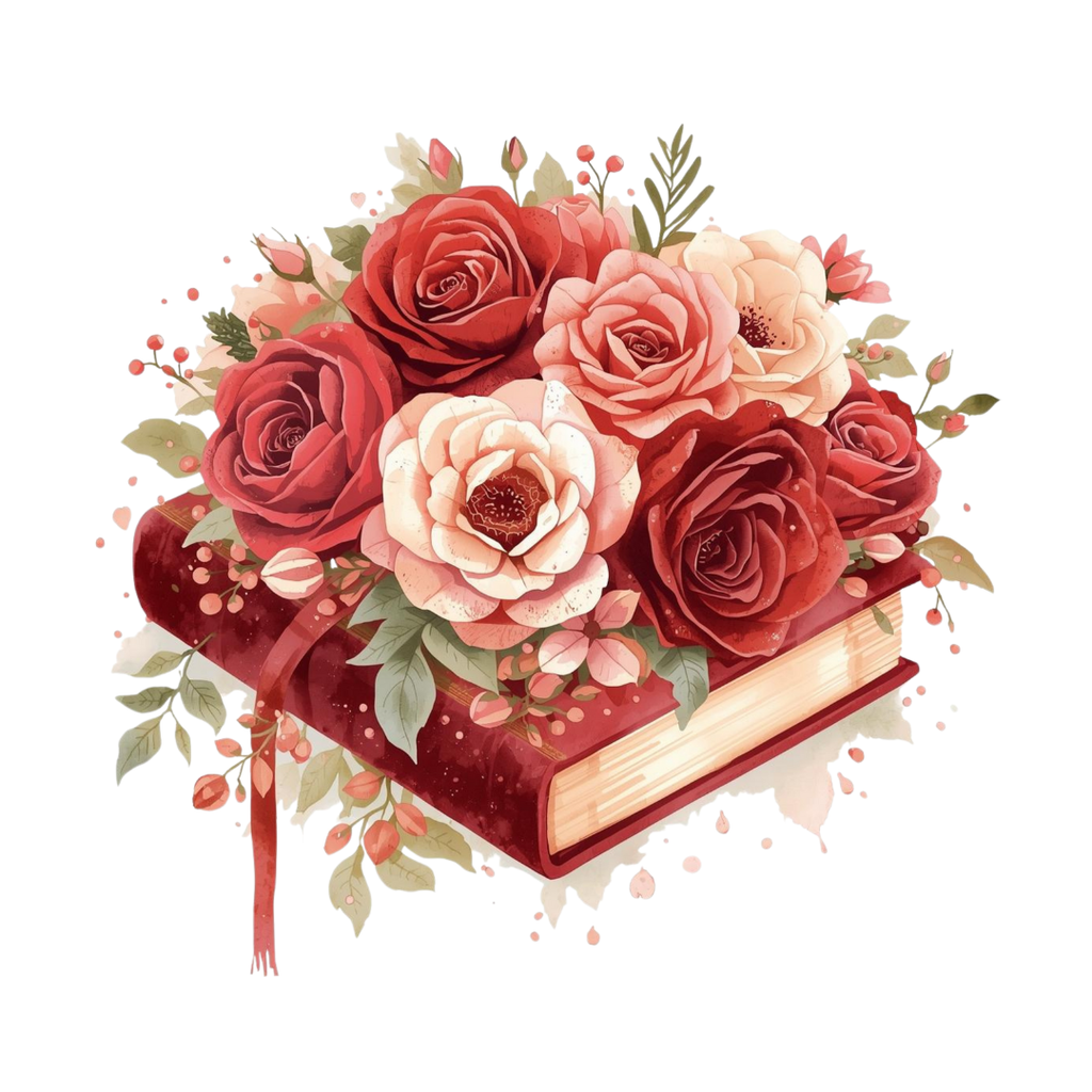 25 Red Floral Watercolor Clipart Bundle – PNG, SVG & PDF