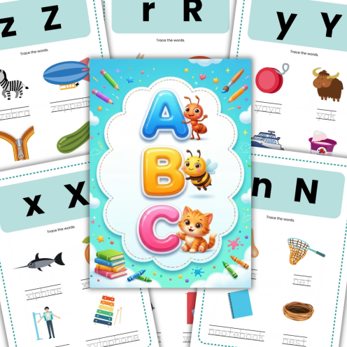ABC des Enfants – Découvre un Mot pour Chaque Lettre