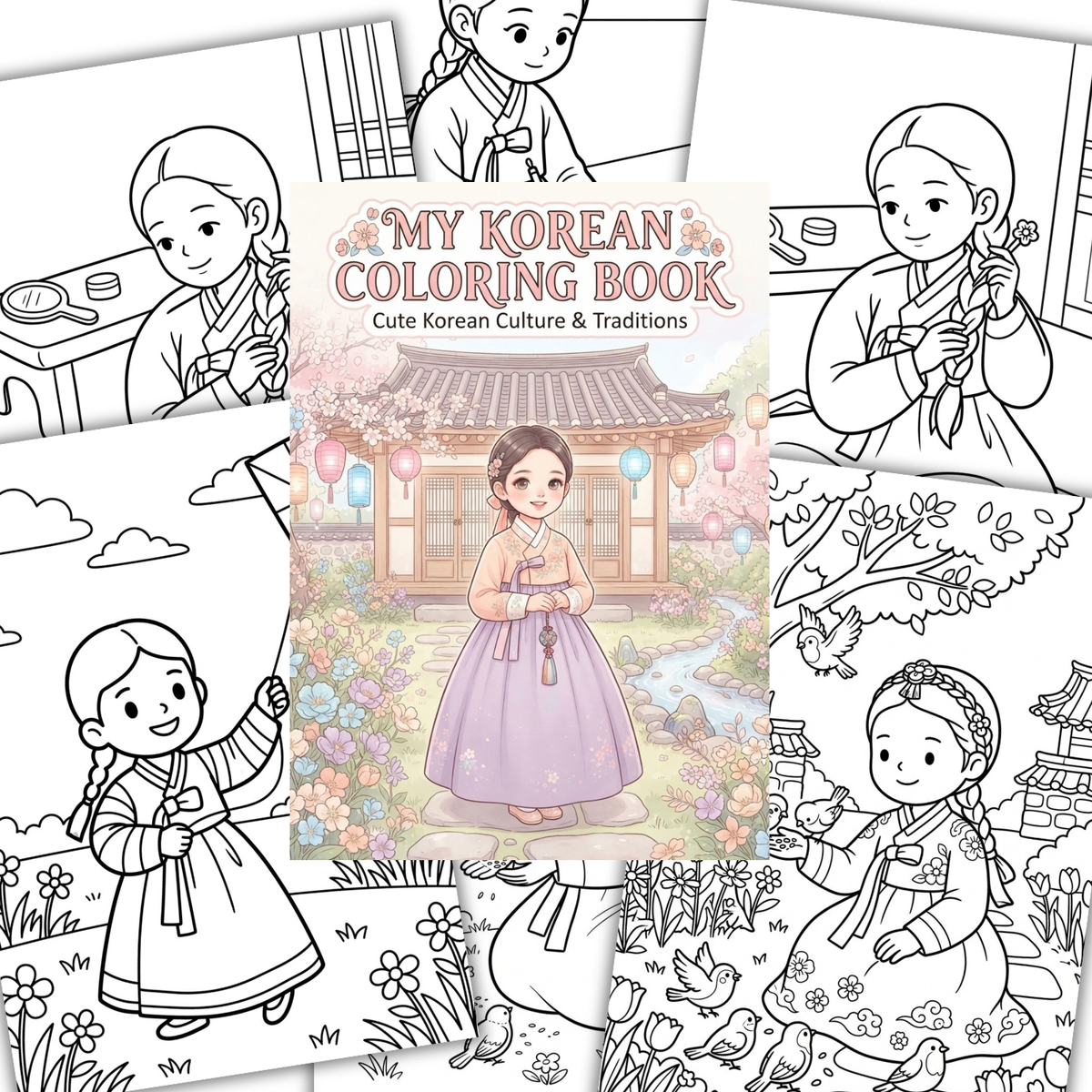 Mon Livre de Coloriage Coréen