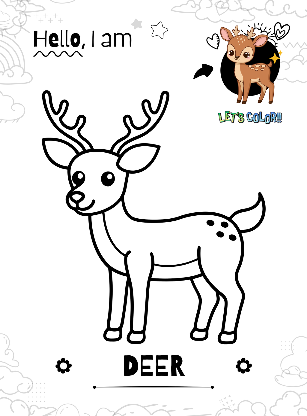 Welcome to the Jungle Coloring Book | English Educational Activity Book