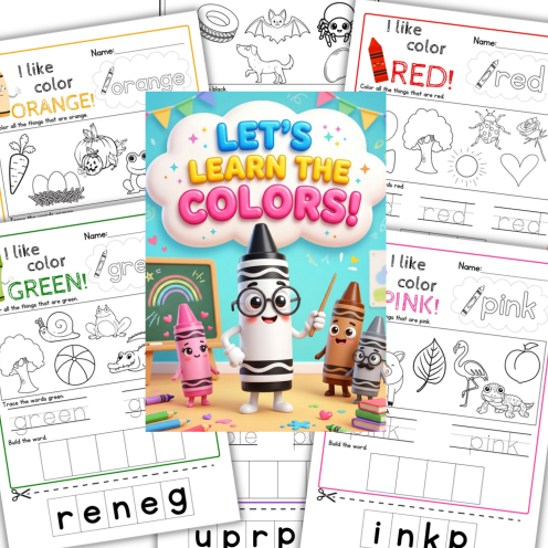 Mon Livre des Couleurs – J’Apprends en Colorant