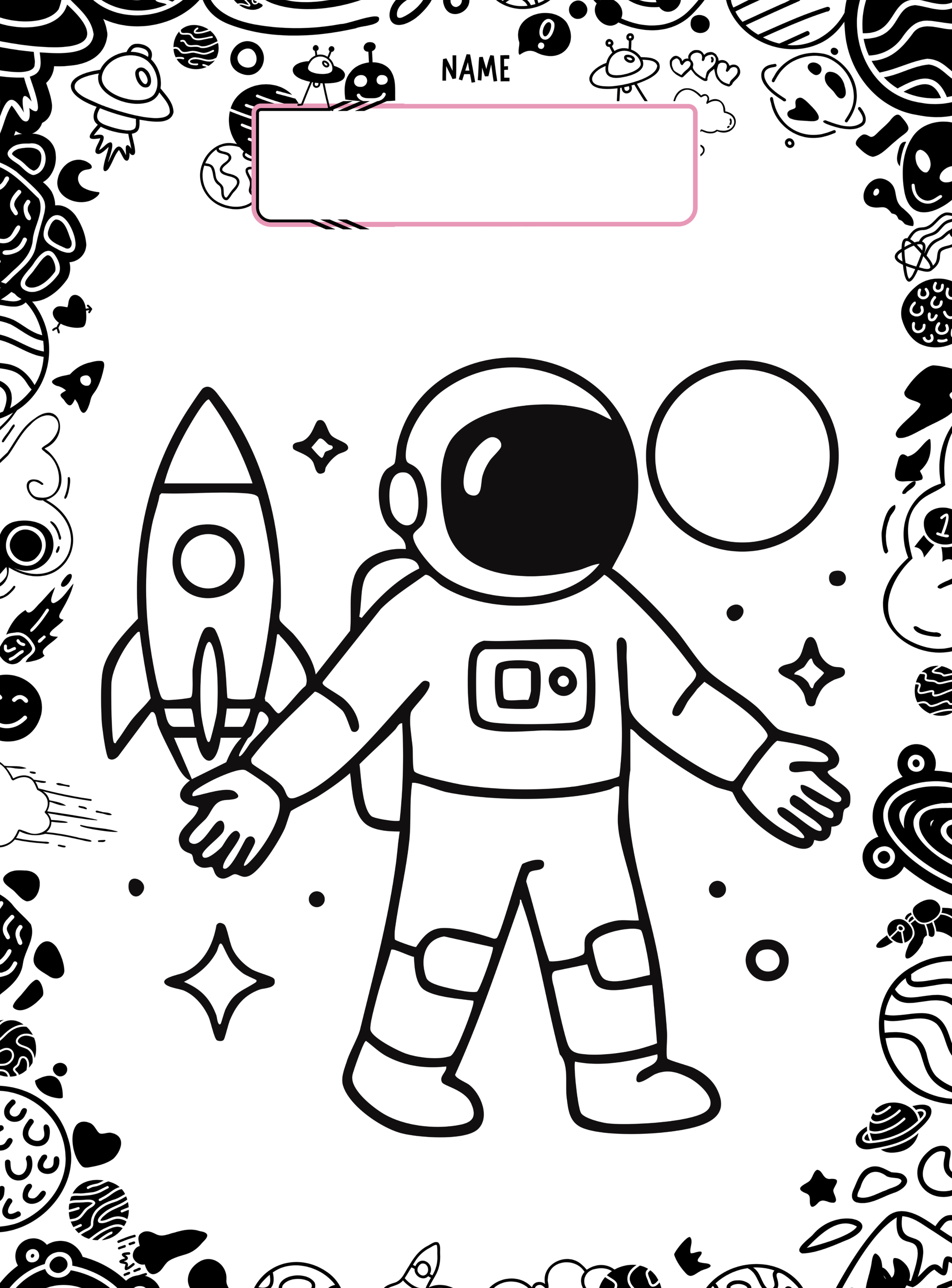 Space Coloring Book | Educational Activity Book