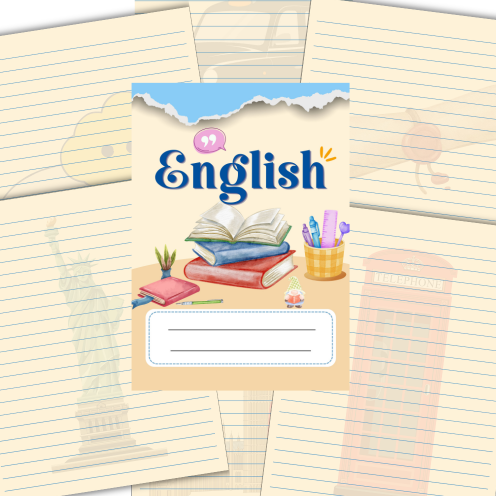 Mon Carnet de Notes – Édition Anglaise