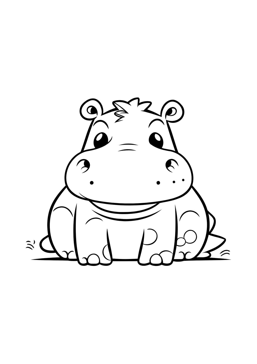 Cahier de coloriage animaux mignons – page 4