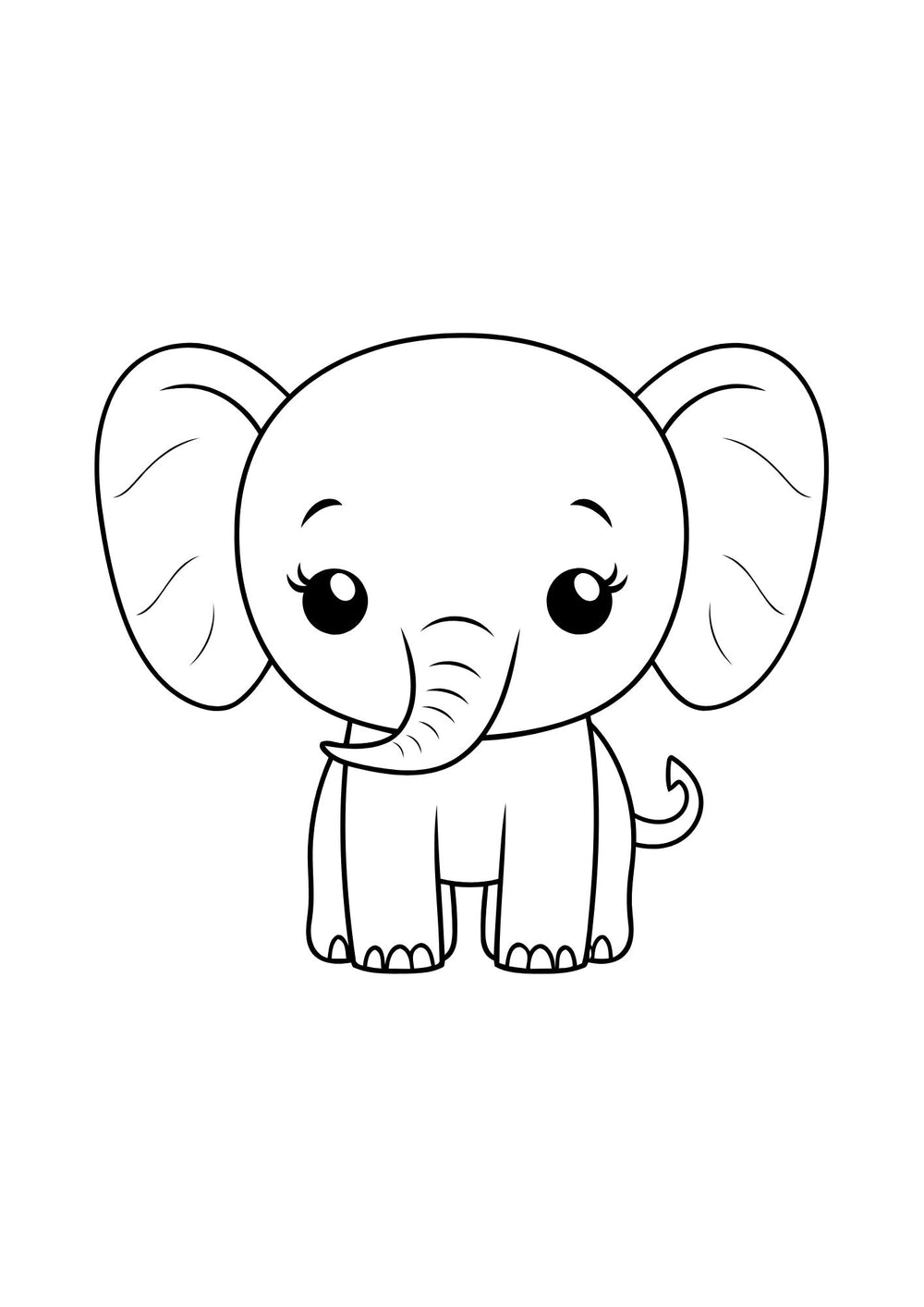 Cahier de coloriage animaux mignons – page 6