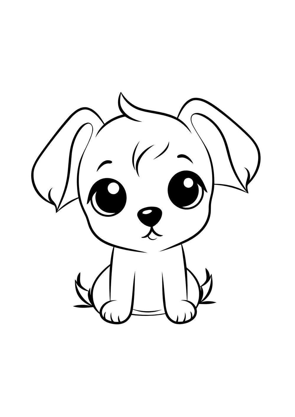Cahier de coloriage animaux mignons – page 9