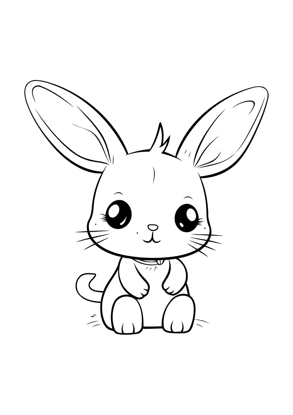 Cahier de coloriage animaux mignons – page 10
