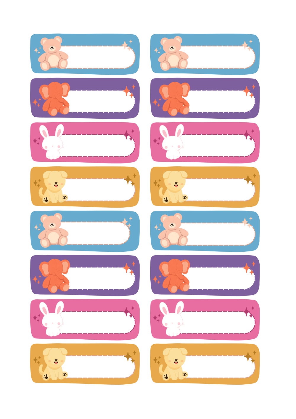 School Style – Étiquettes &amp; Stickers pour Fournitures Scolaires – page 11