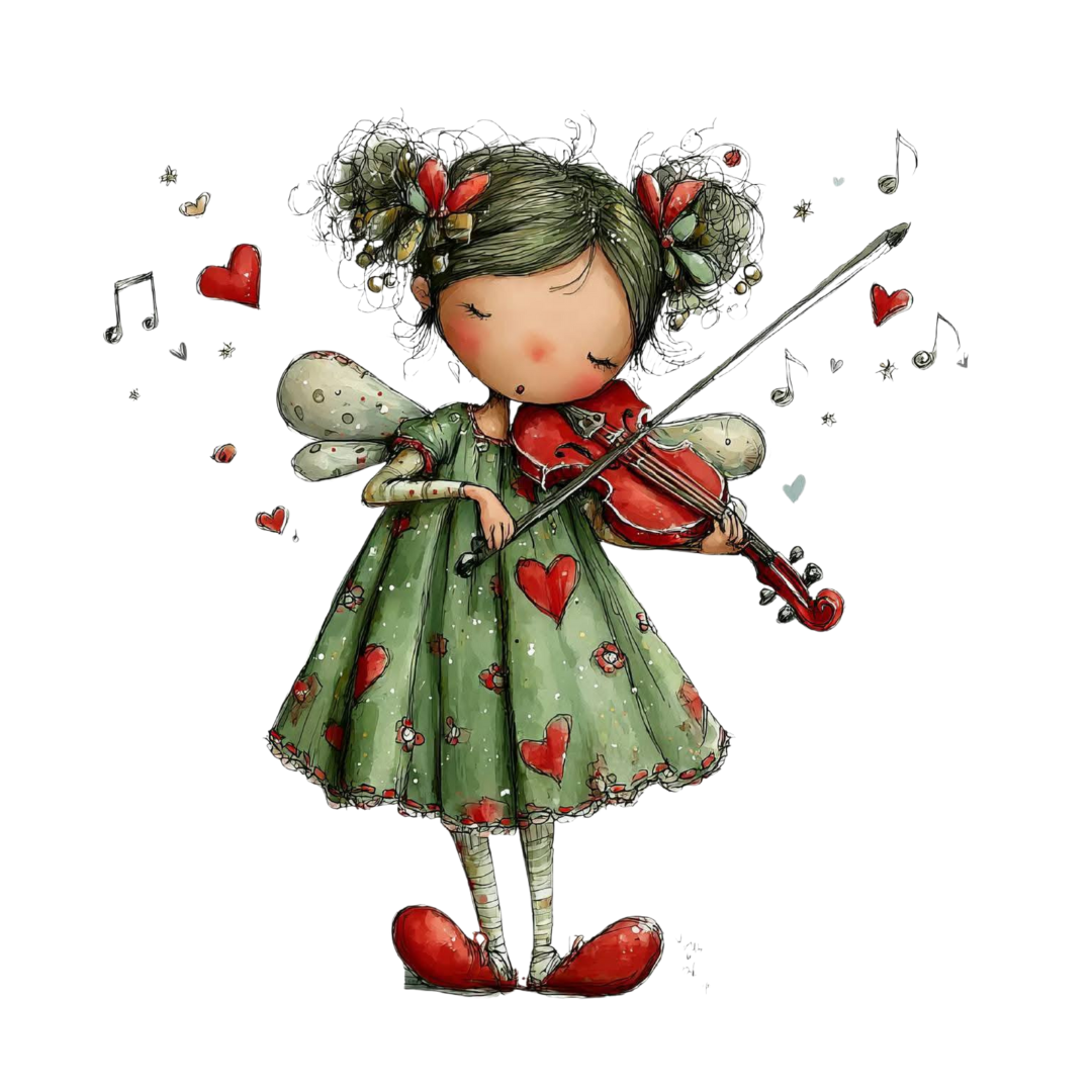 17 Valentine Fairy Girl Clipart Bundle – Cute Love Angel PNG, Kawaii Fantasy SVG & Printable PDF