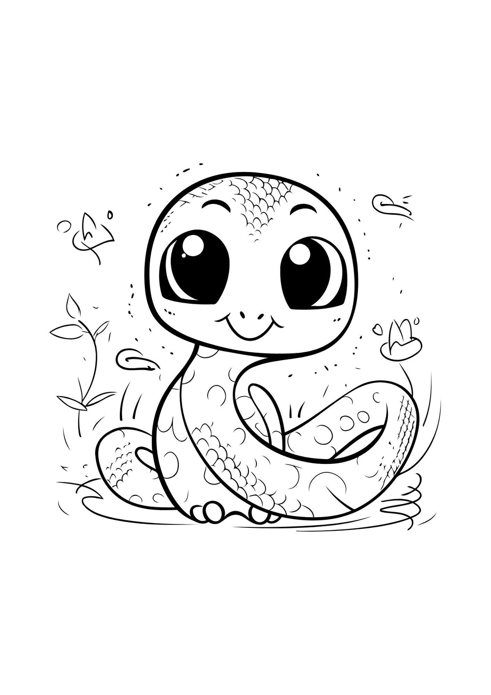 Cahier de coloriage animaux mignons – page 15