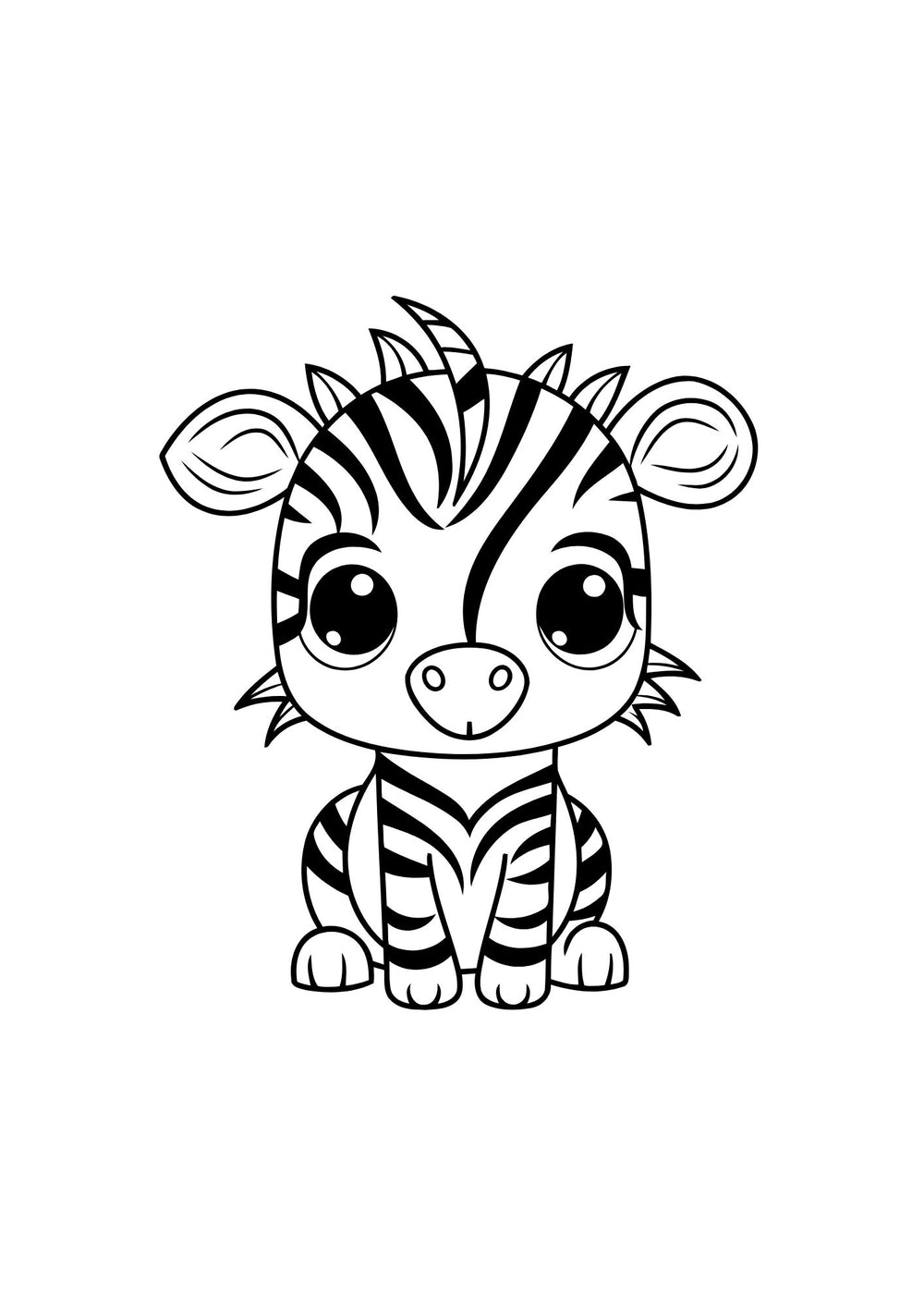 Cahier de coloriage animaux mignons – page 18