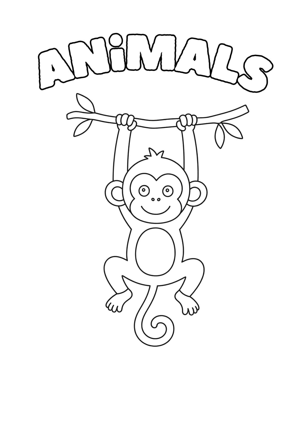 Cahier de coloriage animaux mignons – page 21