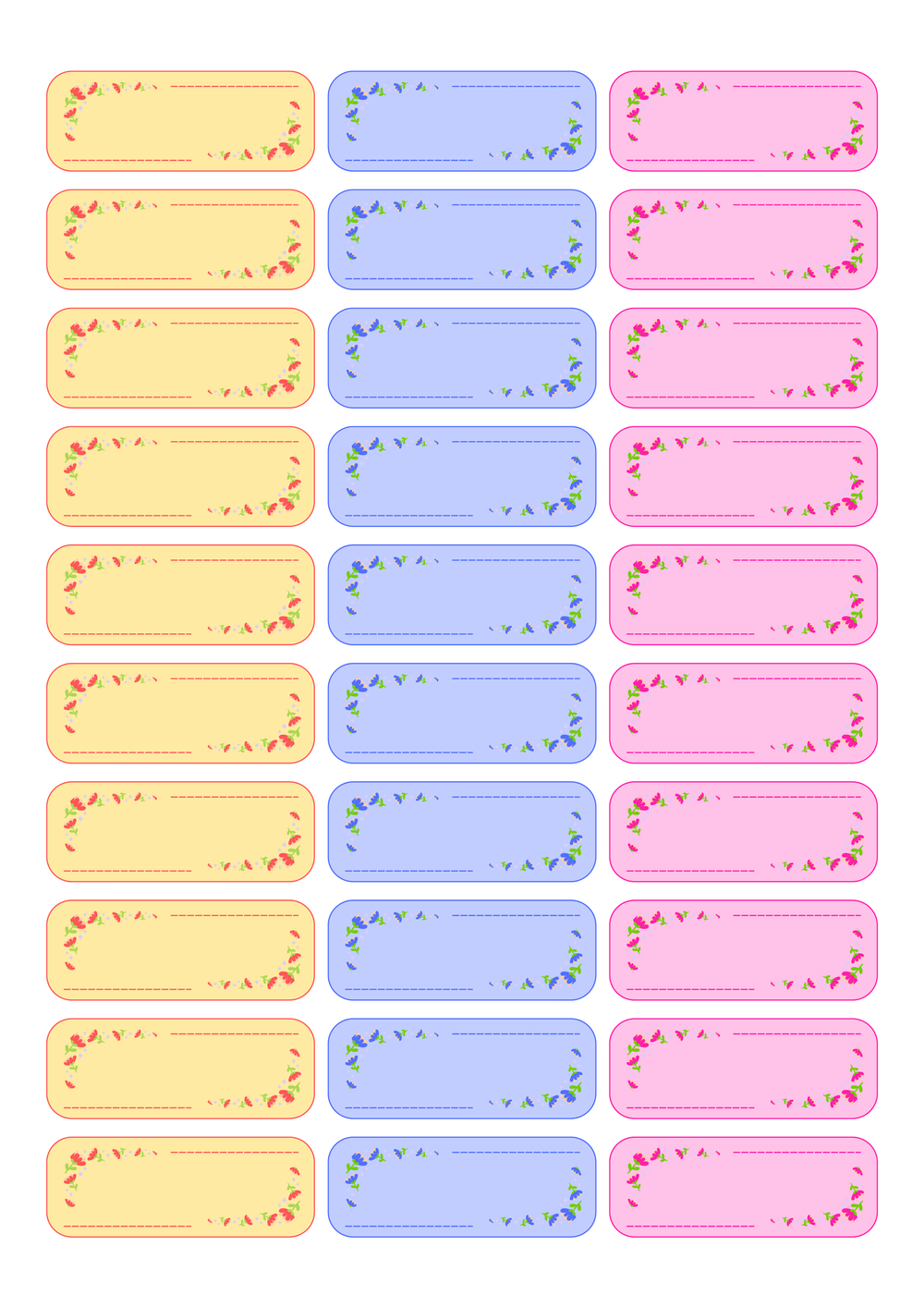 School Style – Étiquettes &amp; Stickers pour Fournitures Scolaires – page 8