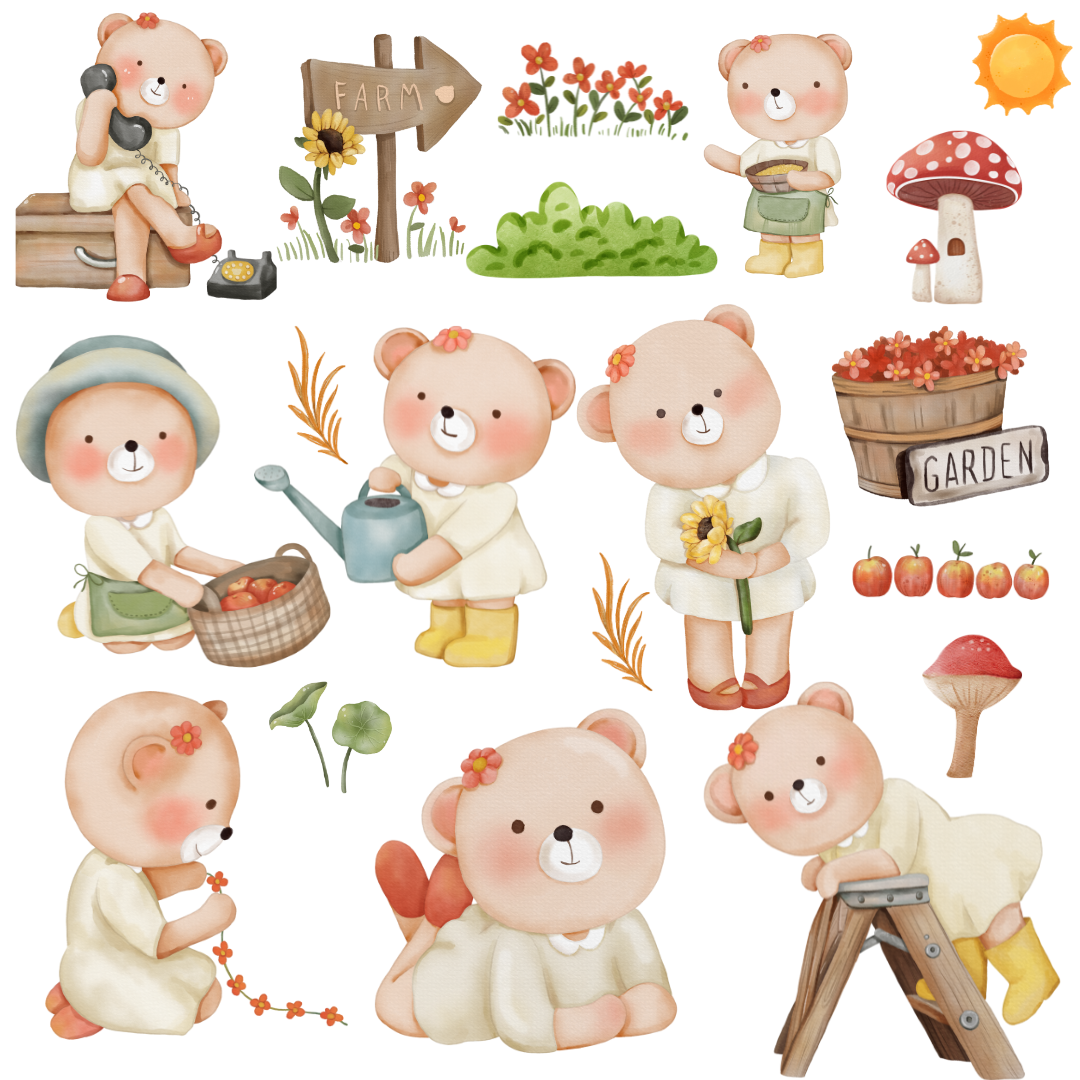 46 Frame Clipart Bundle – Printable Decorative Frames for Stickers, Planners & Merch Design