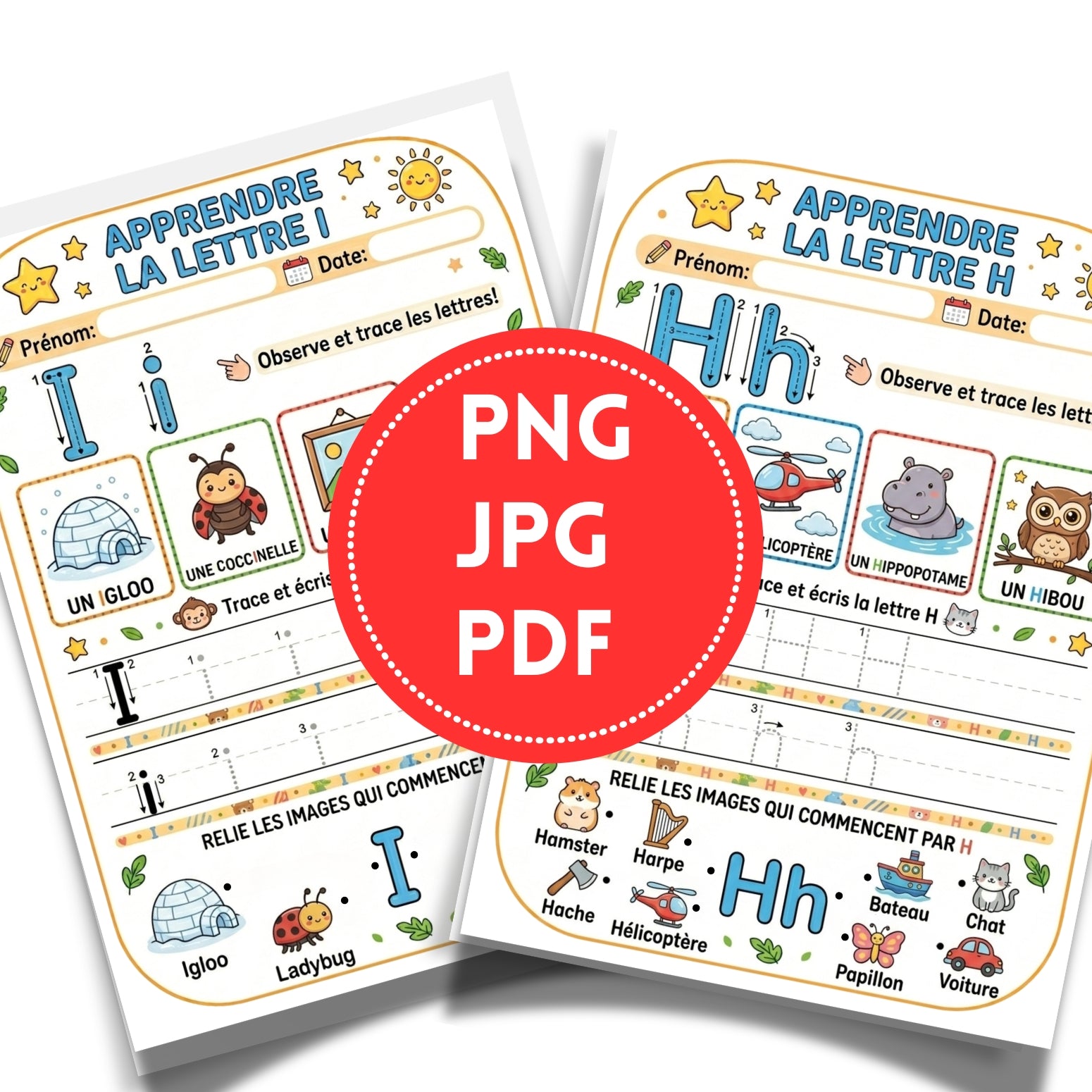 Complete A-Z Alphabet Tracing Worksheets | 26 Page Preschool Letter Practice Book