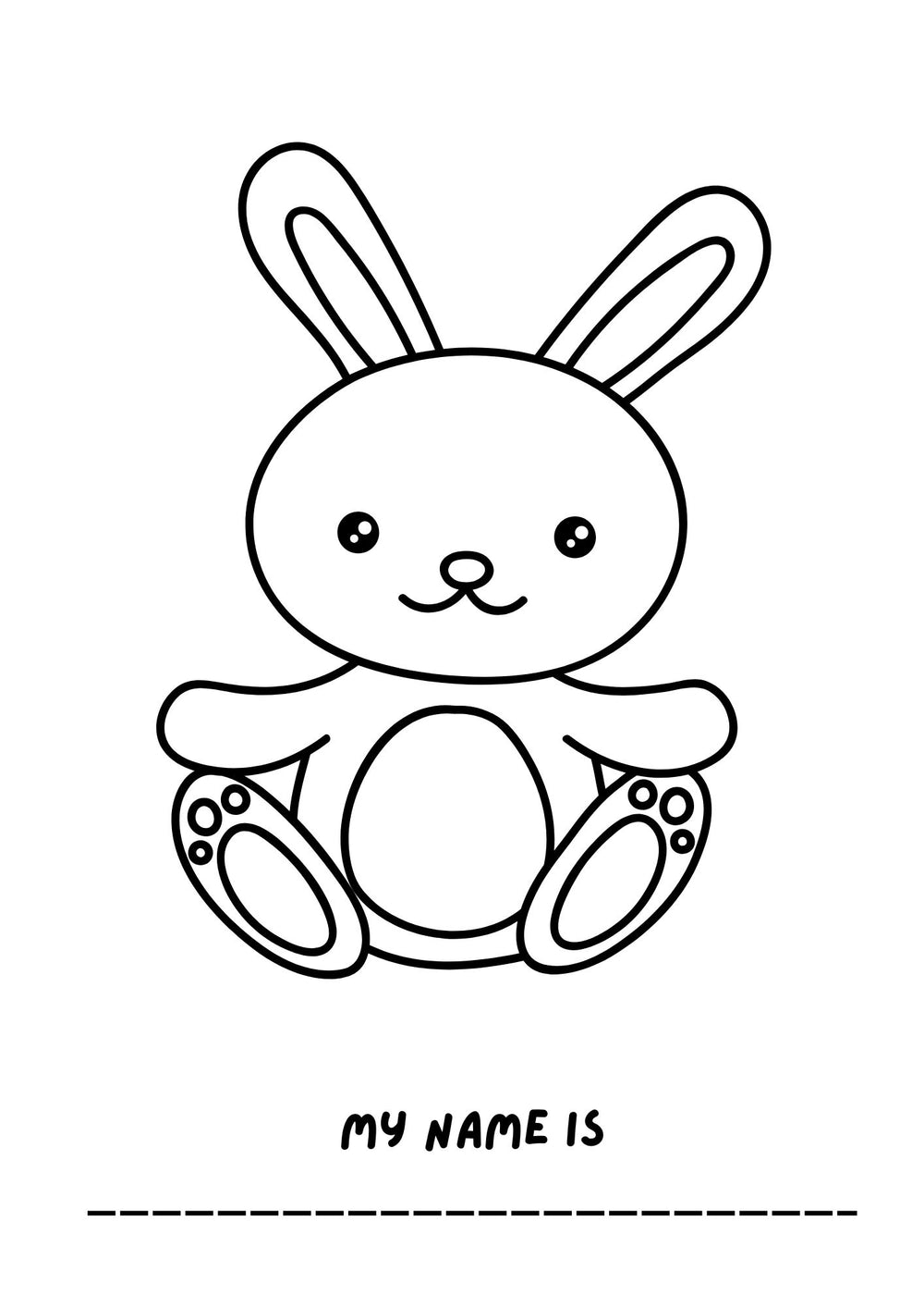Fluffy Friends – Adorables Animaux à Imprimer &amp; Décorer – page 19