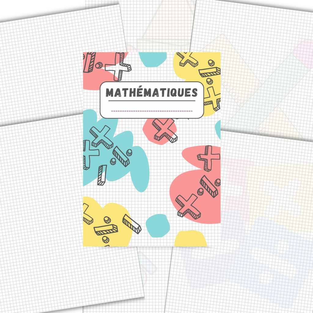 Math Notebook – Cahier d’Exercices de Mathématiques et de Géométrie