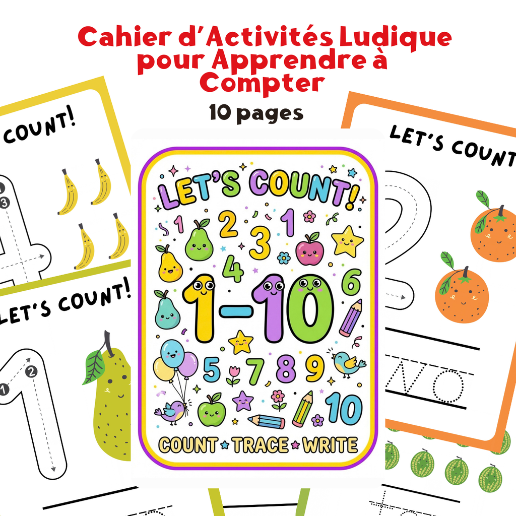 Cahier d’Activités Ludique pour Apprendre à Compter