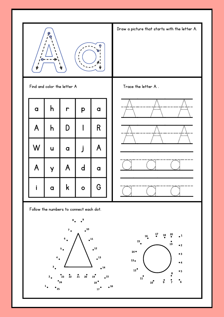Alphabet anglais – Affiches et activités – aperçu 3