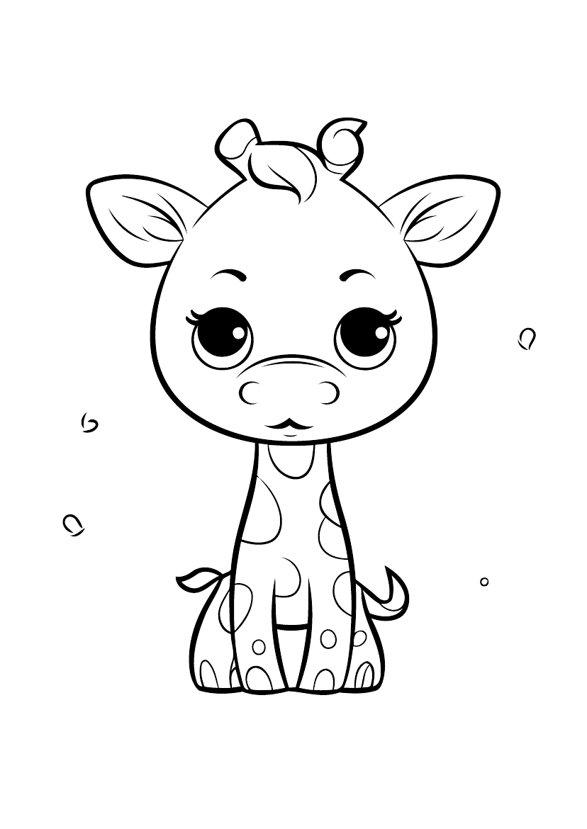 Coloriages – Animaux, dinosaures et aliments – aperçu 2