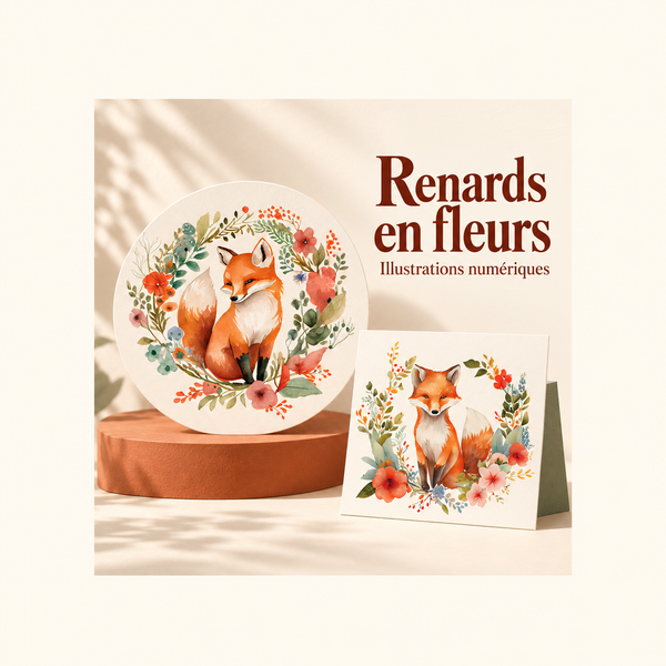 Illustration 3D — Clipart illustration de renard
