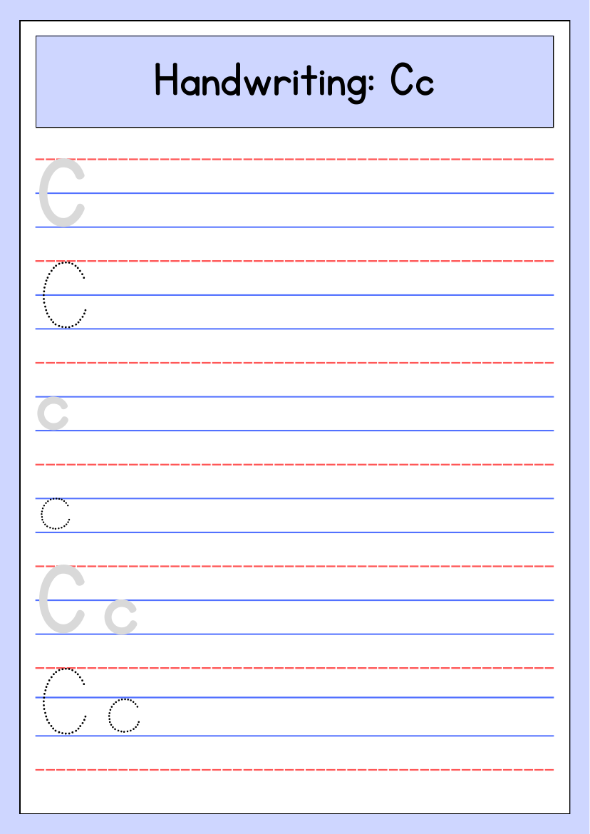 Écriture de l’alphabet – Tracé et cursive – aperçu 2