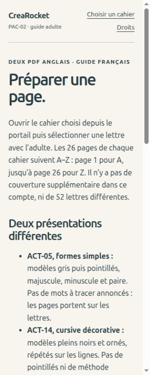 Écriture de l’alphabet – Tracé et cursive | 2 cahiers PDF, 52 pages – page 5