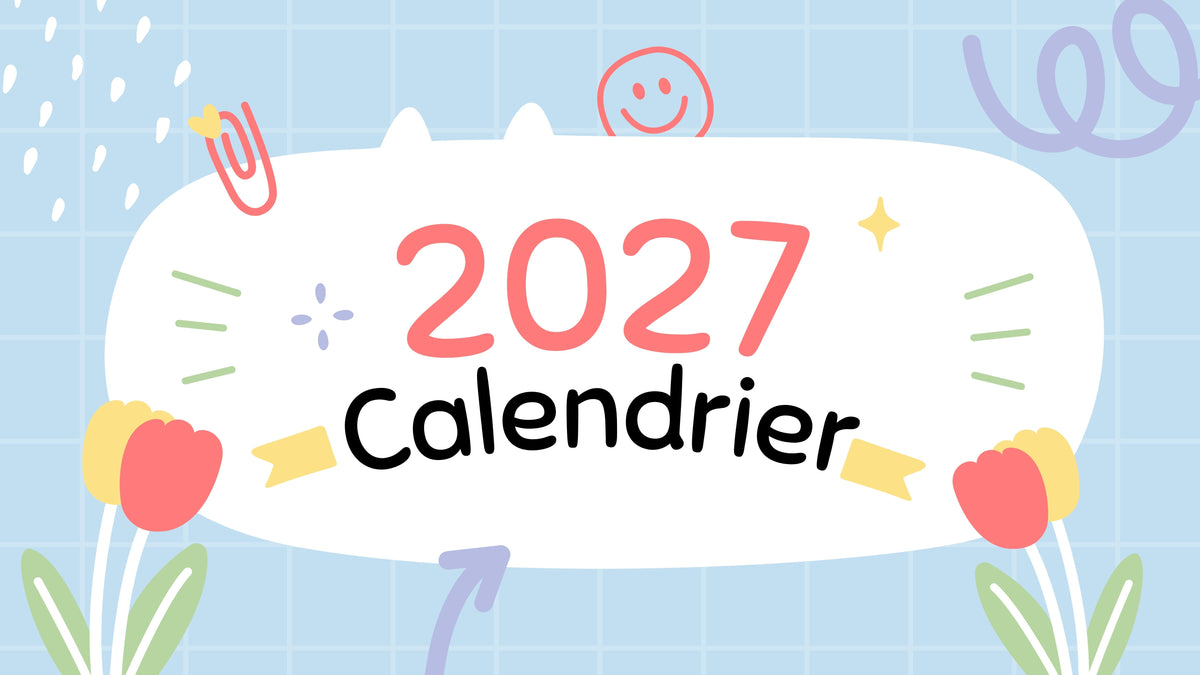 Calendrier 2027 à imprimer – 12 mois avec priorités et notes – visuel 2