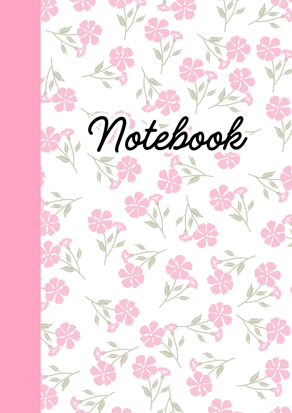 Carnet floral rose à imprimer – notes, to-do et habitudes (7 pages) – visuel 2