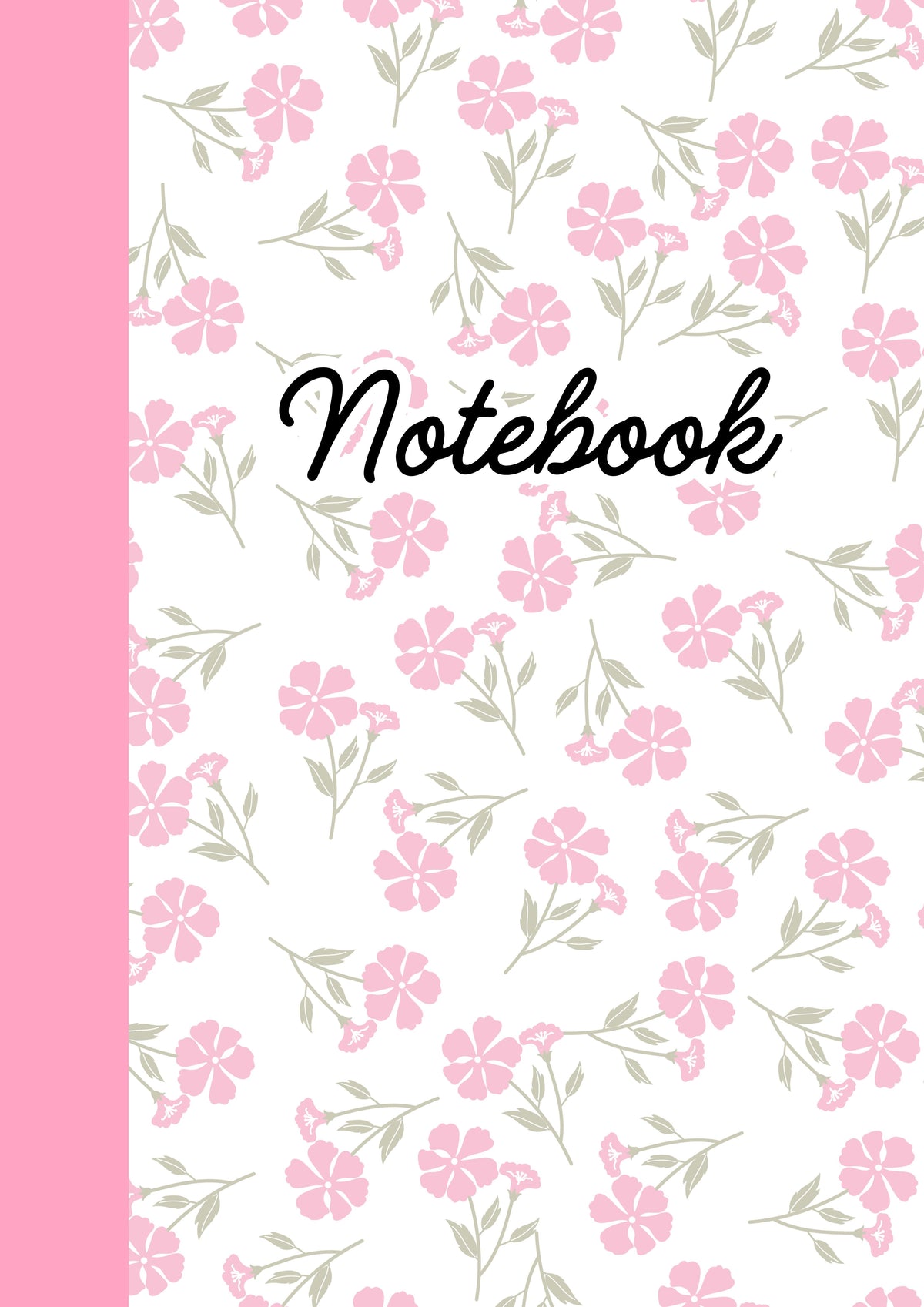 Carnet floral rose à imprimer – notes, to-do et habitudes (7 pages) – visuel 2