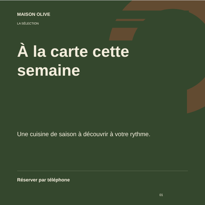 Visuels de restaurant – visuel 3