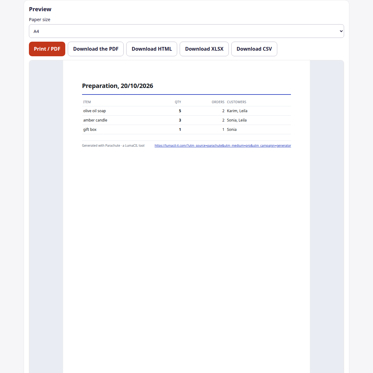 Préparation des commandes — quantités à préparer FR/AR/EN – visuel 4