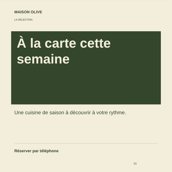 Visuels de restaurant – visuel 4