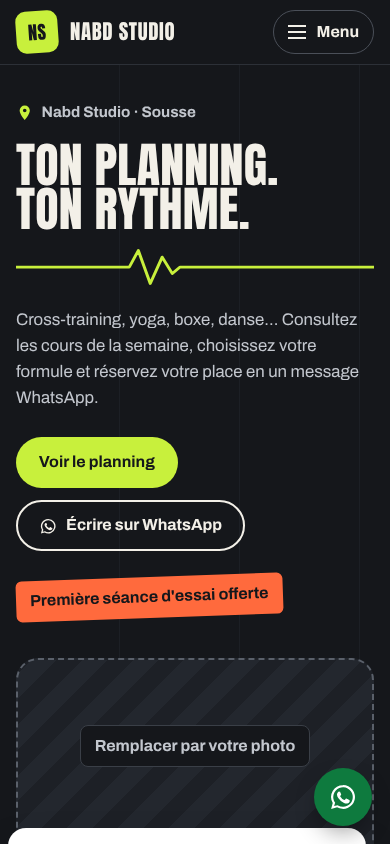 Planning sportif FR/AR — cours et demandes de place – visuel 5