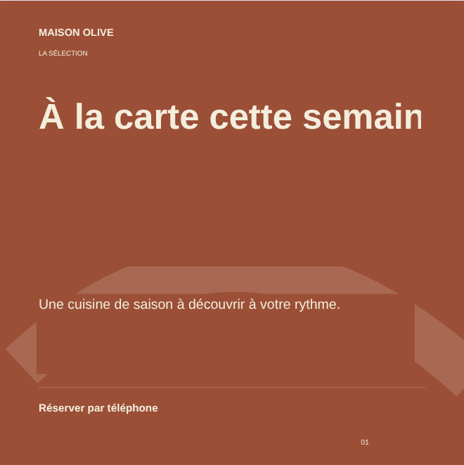 Visuels de restaurant – visuel 5
