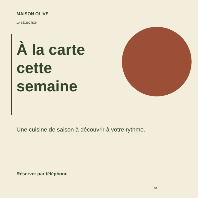 Visuels de restaurant – visuel 6