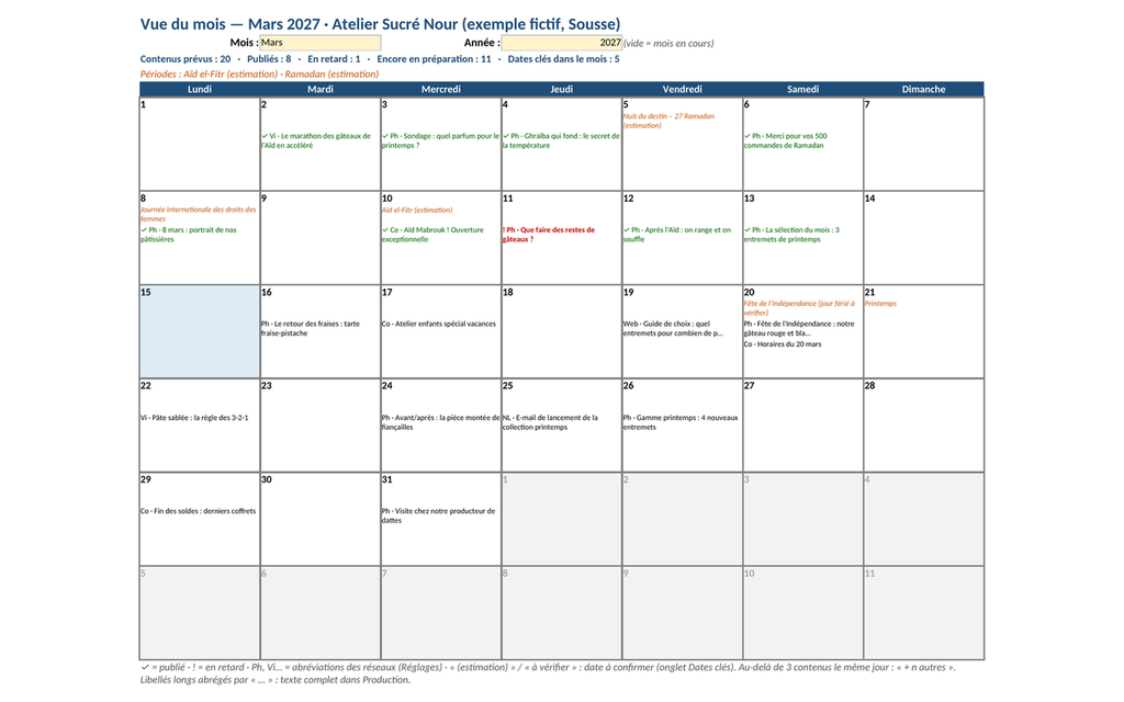 Calendrier éditorial annuel – visuel 6
