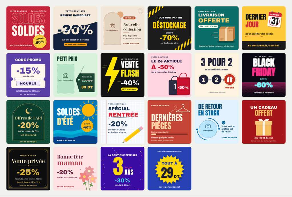 Visuels de promotions et soldes – visuel 7