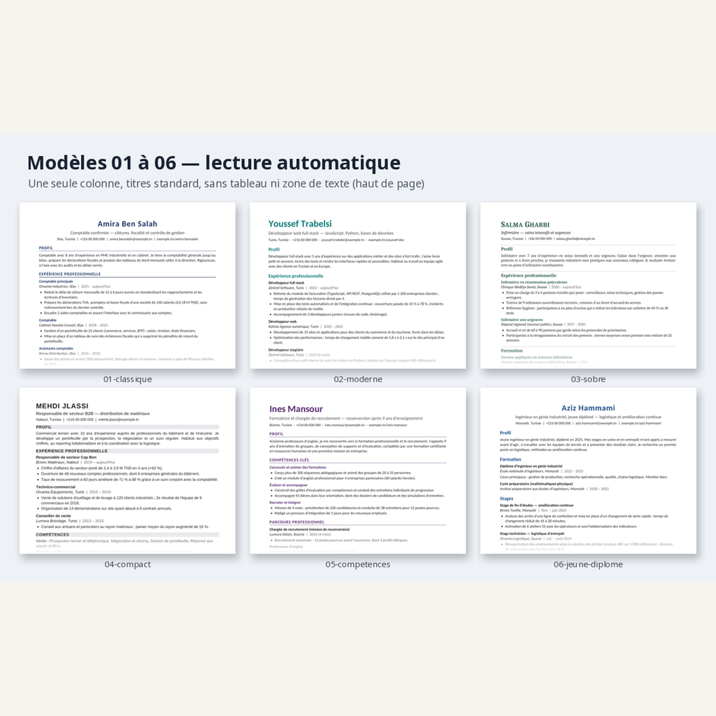 CV et texte d’accompagnement — trois parcours FR/EN/AR – visuel 9