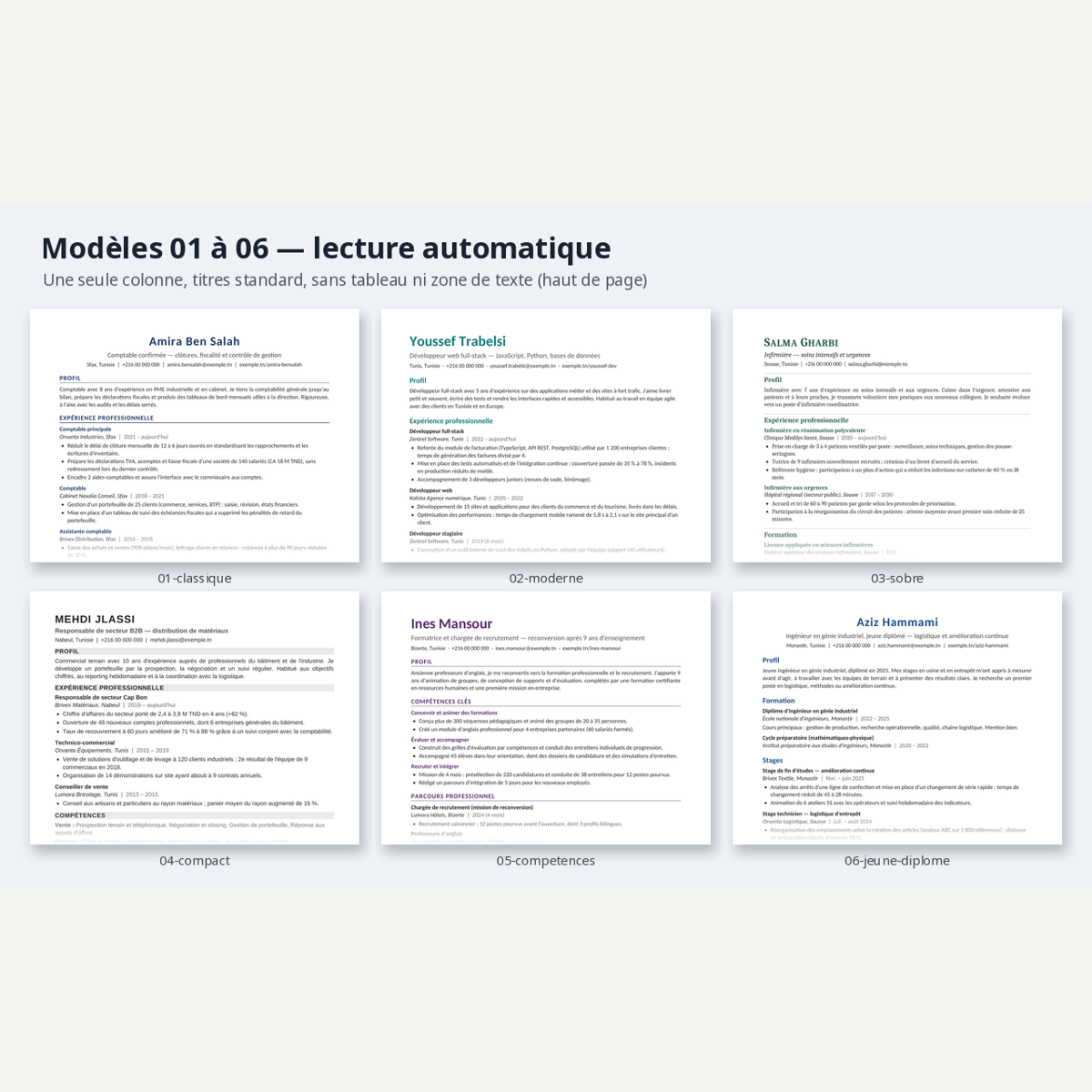 CV et texte d’accompagnement — trois parcours FR/EN/AR – visuel 9