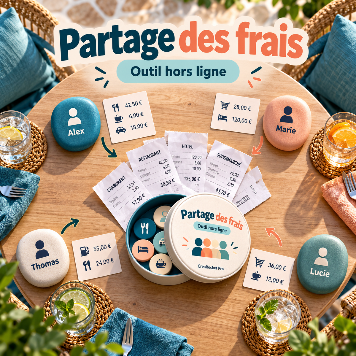 Partage des frais — qui doit combien à qui FR/AR/EN – visuel 1