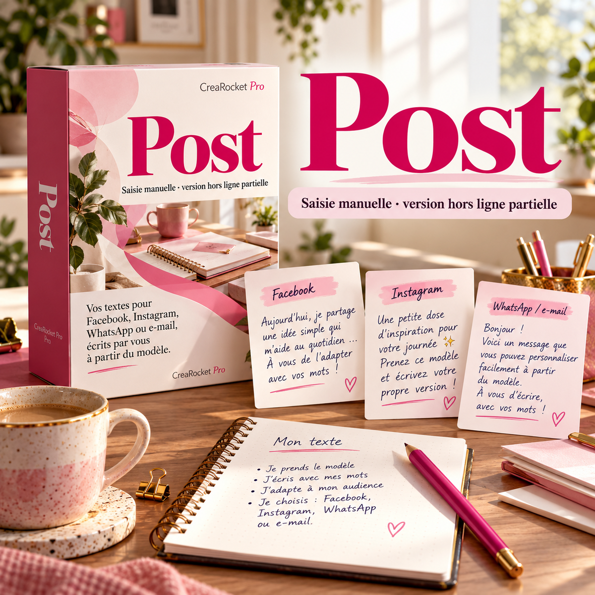 Textes de publications — Facebook, Instagram, WhatsApp et e-mail FR/AR/EN – visuel 1