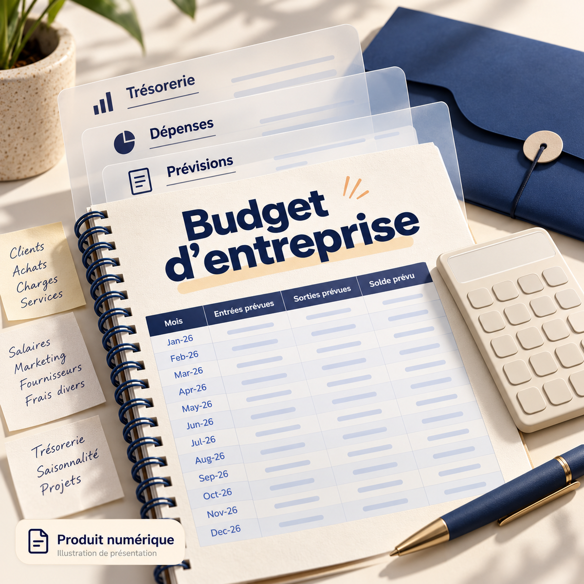 Budget d'entreprise – visuel 1