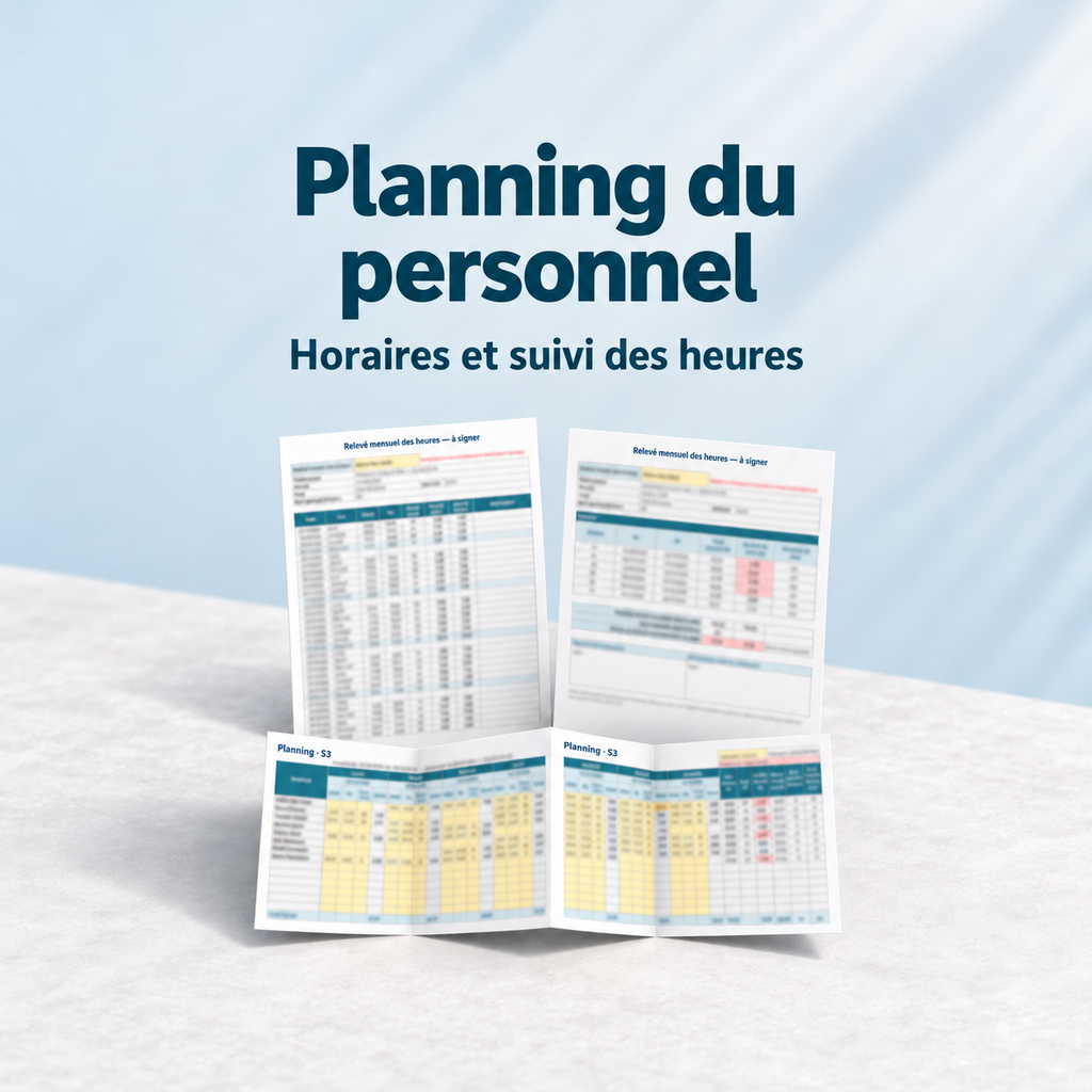 Planning du personnel — horaires et suivi des heures – visuel 1