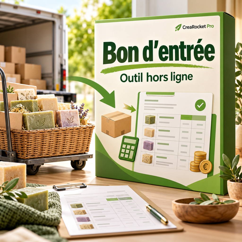 Bon d'entrée en stock — réception fournisseur FR/AR/EN – visuel 1